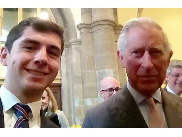 Prince Charles is also no stranger to the selfie phenomenon!