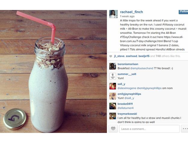 Rachael shares a little inspiration for the week ahead if you want a healthy breaky on the run.