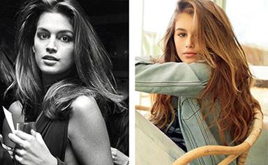 Like mother like daughter: Cindy Crawford's daughter makes her Vogue modeling debut!