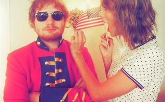 Ed Sheeran and Taylor Swift 