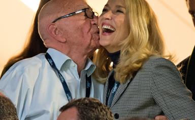 Didn't see this one coming! Rupert Murdoch goes public with new flame, Jerry Hall