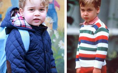 New kid on the block! How Prince George’s first day at school compared to Prince William’s