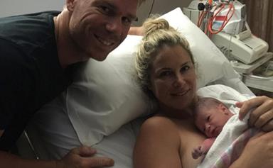 Little Rae of sunshine! Candice and David Warner welcome second child