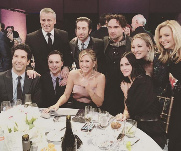 Friends and Big Bang Theory Cast