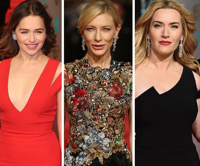 Emilia Clarke, Cate Blanchett, Kate Winslet