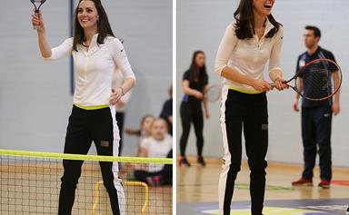 Duchess Catherine meets her match in friendly game of tennis with Judy Murray