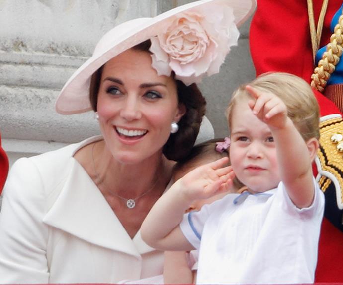 Prince George adores the planes at [Trooping The Colour.](http://www.womansday.com.au/royals/british-royal-family/trooping-the-colour-2016-15603|target="_blank")
