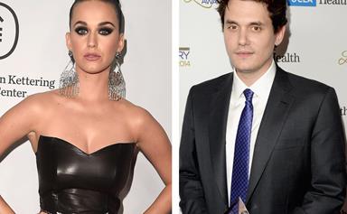Katy Perry bumps into John Mayer while on a date with Orlando Bloom