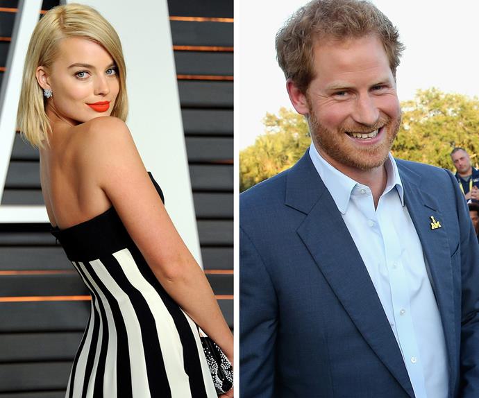 Margot Robbie and Prince Harry