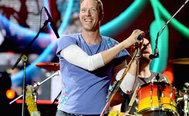 Chris Martin's kids perform with him on stage for charity