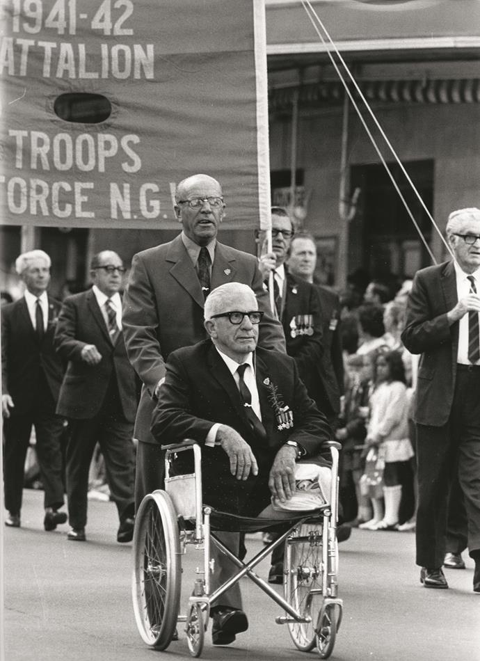 An injured veteran participates.