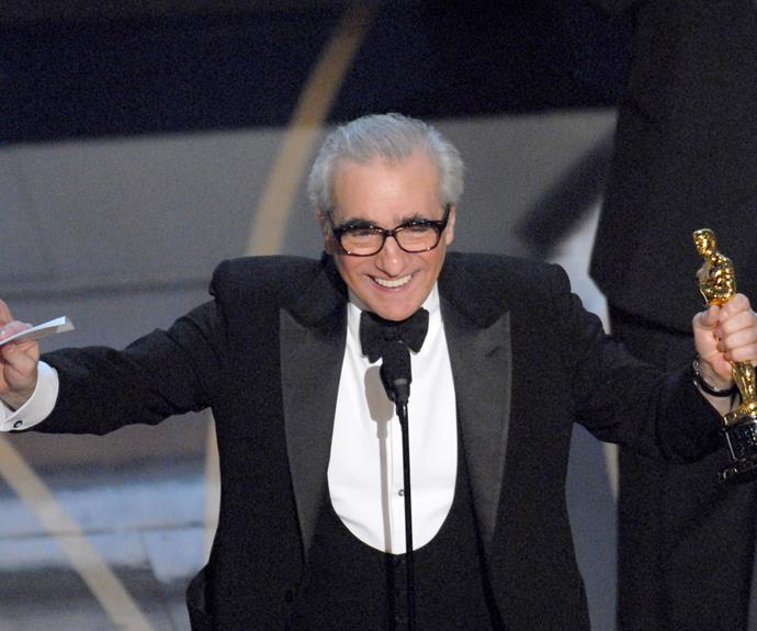 **Finally** After being nominated five times and losing every one, it was a moment of triumph when Martin Scorsese was finally, *finally* given the recognition he deserved for his work.