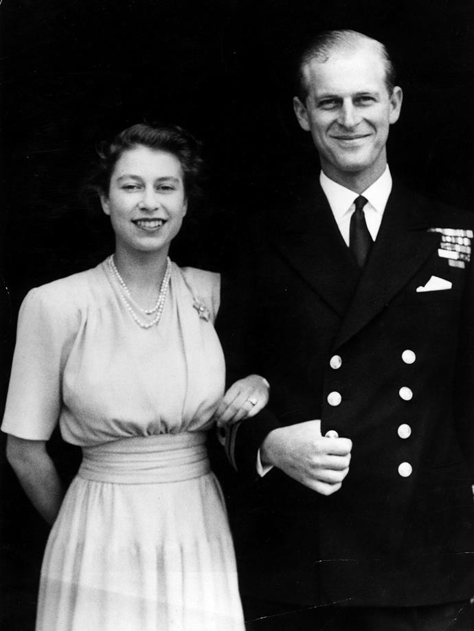 After a string of love letters sent back and forth (which is how Prince Philip is rumoured to have won her heart), Elizabeth and her military sweetheart, Prince Philip of Denmark and Greece, became engaged.