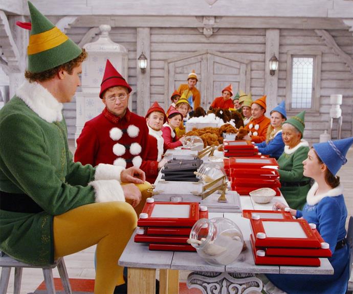 **Elf:** Buddy, who has spent his entire life working in Santa's workshop in the North Pole, discovers that he is not, in fact, an elf, but a human. He sets out for New York City to find his biological father, where his contagious Christmas cheer wreaks havoc, and eventually brings together, everyone he meets. Hilarious and heartwarming.