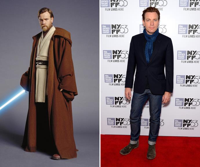 Ewan McGregor still looks pretty dapper! The actor played Obi Wan Kenobi in the prequels.