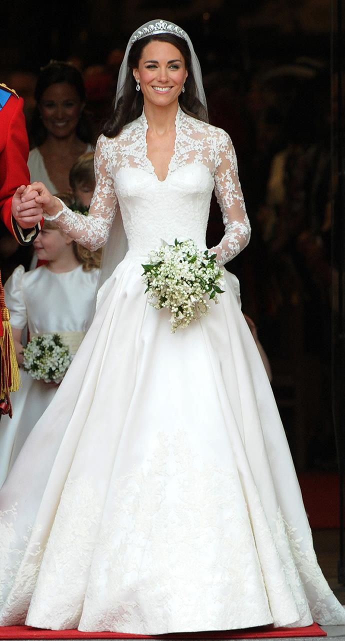 Catherine, Duchess of Cambridge and Prince William wed at Westminster Abbey.