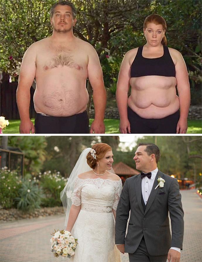 Couple lose weight together after being told they were