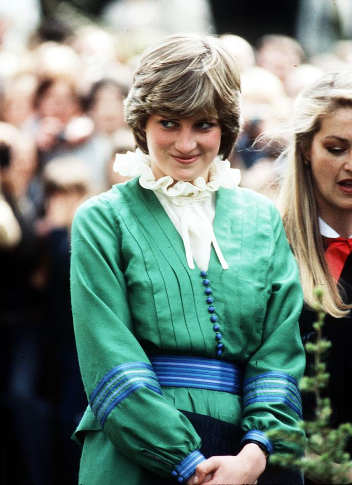 Lady Diana in Romsey, Hampshire in March 1981 before her marriage to Prince Charles, Prince of Wales.