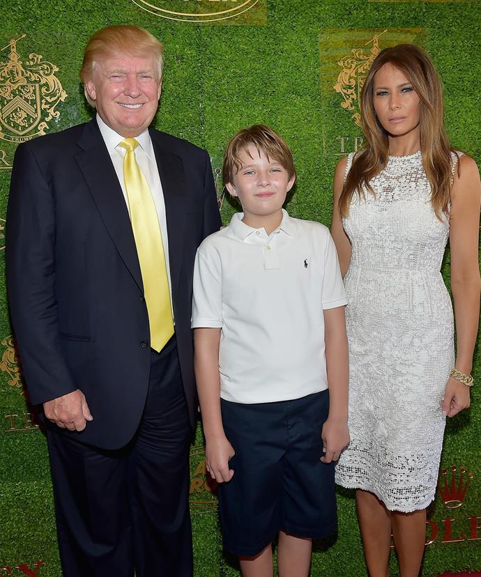 According to proud mum Melania, her son is a "mini-Donald."