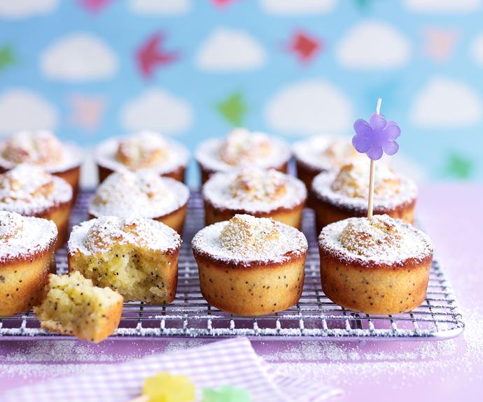 Make use of stunning in season mandarins with these [mandarin and popy seed friands](https://www.womensweeklyfood.com.au/recipes/mandarin-and-poppy-seed-friands-6189|target="_blank") for an adorable afternoon tea treat.