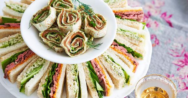 Chicken and cucumber ribbon sandwiches | Australian Women's Weekly Food