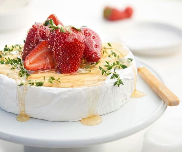 **[Strawberry baked triple brie](https://vicstrawberry.com.au/?page_id=18406|target="_blank"|rel="nofollow")**  

Put a sweet twist on your appetiser with this simple, 15-minute recipe. Top your brie wheel with strawberries, honey and thyme and bake it in the oven until the cheese is puffed. This molten showstopper goes best with crunchy bread and crackers. The vibrant berries are the perfect addition in summer when [Victorian Strawberries](https://vicstrawberry.com.au/|target="_blank"|rel="nofollow") are plentiful, highly aromatic and delicious.