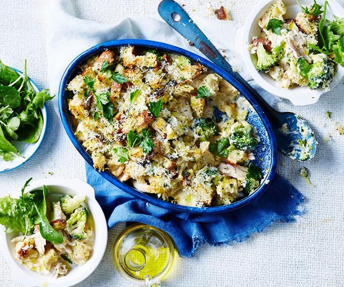 **[Chicken and broccoli bake](https://www.womensweeklyfood.com.au/recipes/chicken-and-broccoli-bake-16803|target="_blank")**

Another chicken favourite, this cheesy bake can be whipped up in under an hour for a midweek saviour and is brimming with vegetables, including protein-rich broccoli. The crunchy pangrattato topping adds a delightful texture. 

*Brought to you by [IsoWhey](https://isowhey.com.au/|target="_blank"|rel="nofollow").* 