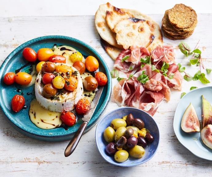 [Tomato tasting plate](https://www.perfection.com.au/recipes/tomato-medley-tasting-plate?hsLang=en-au|target="_blank"|rel="nofollow") 

Grazing platters are a crowd pleaser for good reason… variety is the spice of life! Pair these versatile tomatoes with baked brie for a tastebud hit, and add prosciutto, olives, crispbread, crackers and figs to complete your tasty Tuscan theme. 
