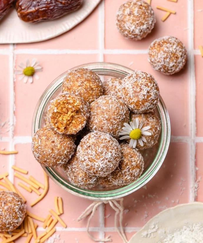 **[Salted bliss balls](https://www.changs.com/recipes/Salted-Caramel-Bliss-Balls-with-Crunchy-Noodles/|target="_blank"|rel="nofollow")**       
You'd never know that these delicious bliss balls have a secret ingredient: fried noodles. Besides that, they're made with medjool dates for a hint of caramel and rolled in crisp desiccated coconut. The balls don't need any chilling time to set, making them a fast treat for when you feel like something sweet.

*Brought to you by [Changs](https://www.changs.com/|target="_blank"|rel="nofollow").*  