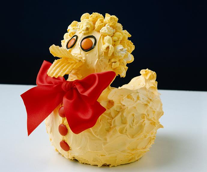 **[Women's Weekly duck cake (aka Rubber Ducky)](https://www.womensweeklyfood.com.au/recipes/duck-cake-recipe-33049|target="_blank")** 

You saw it first in the '80s and then more recently thanks to Bluey. Now you can try your hand at the famous Women's Weekly Duck Cake yourself.