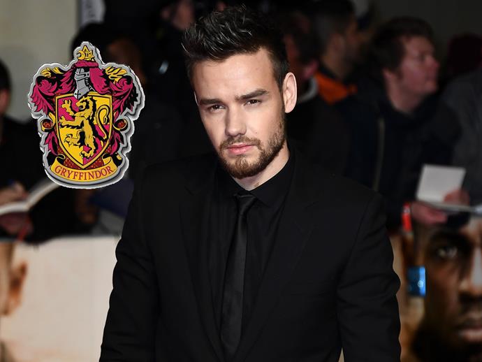 **Liam Payne** also sided with Gryffindor when he was spotted wearing a red-and-gold scarf.