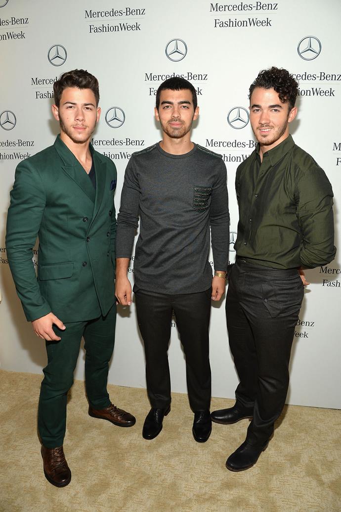 **The Jonas Brothers**

The Jonas Brothers famously wore purity rings when they were younger, and spoke about how they were saving themselves for marriage. While Kevin remained a virgin until he married his now-wife, Danielle, Nick and Jonas are famously not virgins anymore, and have talked pretty extensively about their sex lives.