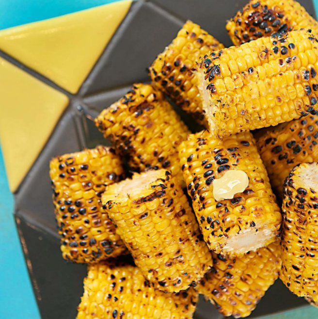 **The Corn On The Cob at Nando's**<br> <br>

Adding BBQ sauce is obviously essential.