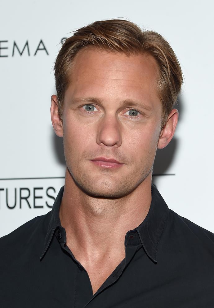 **The Famous Skarsgard: Alexander Skarsgard**

Age: 45

He stole our hearts as the brooding, impossibly ripped Eric Northman in *True Blood*, then made us hate him as Perry in *Big Little Lies*. We're back to loving him now, obvs. Just look at that face.