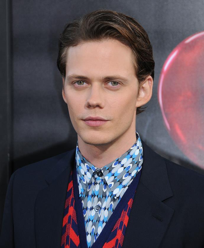 **The Skarsgard -On-The-Rise: Bill Skarsgard**

Age: 31

Believe it or not, this is Pennywise, the insane terrifying clown from the *It*. In real life he's attractive as hell, with a jawline chiselled by the Swedish gods and a blossoming acting career., including the latest *John Wick* flick. Keep tabs on Bill.