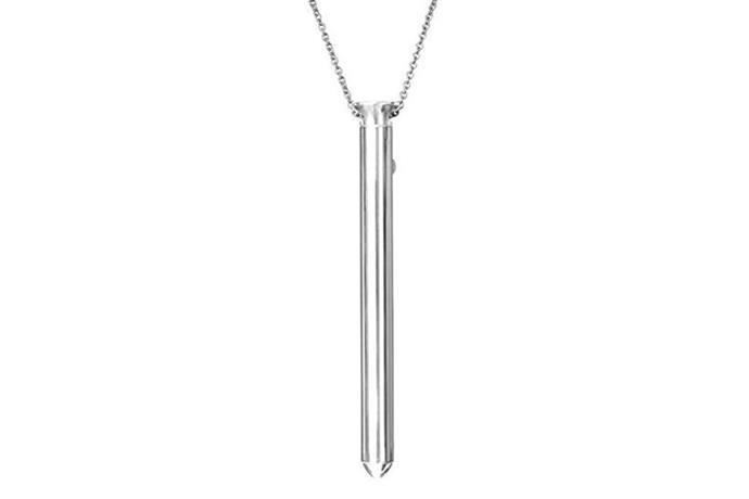 With a slick stainless steel finish, this pendant just looks like a simple drop necklace. However, it's actually a vibrator. Yup, this bad boy has up to four vibration speeds and can be charged up by USB. Handy and stylish. **Vesper Necklace, $79 from [Unbound](https://unboundbox.com/products/vesper)**.