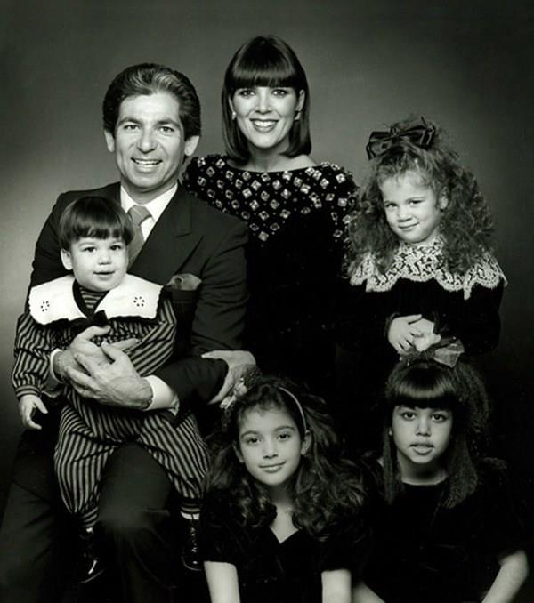 This was clearly the year that the family decided to go all pro with their Christmas card. Both mum and dad (Robert Kardashian and Kris Jenner) are pictured and little baby Rob makes it into his first Xmas card with a jolly romper style.
