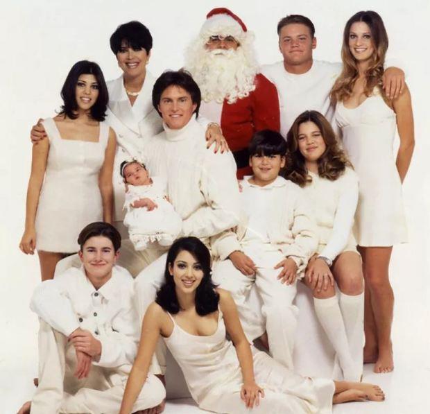 Santa's back And newborn baby Kendall Jenner is taking centre stage. Though we seem to have lost some Jenners along the way...