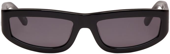 Sunglasses by Stella McCartney, approx. $264 at [Ssense.com ](https://www.ssense.com/en-us/women/product/stella-mccartney/black-rectangular-slim-sunglasses/1997893|target="_blank")