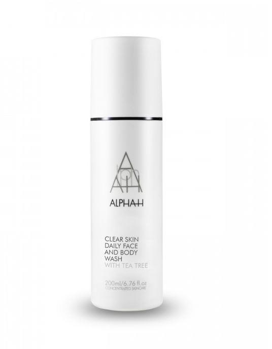 **Alpha-H Clear Skin Daily Face And Body Wash, $36 at [RY.com.au](http://www.ry.com.au/clear-skin-daily-face-wash-200ml.html|target="_blank").**
<br><br>
**Why it's good:** This face wash contains all of the good stuff, including tea tree, eucalyptus, thyme and salicylic acid to exfoliate, control bacteria and reduce inflammation. Try it!