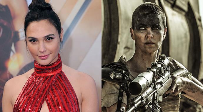 Gal Gadot revealed in a podcast with *[The Hollywood Reporter's Awards Chatter](http://www.hollywoodreporter.com/topic/awards-chatter-podcast)* that she was the runner-up to Charlize Theron for the role of Furiosa in *Mad Max: Fury Road*. "I had so many almosts for big, great things, but I was never big enough of a name. I was runner-up for *Mad Max* with Charlize."