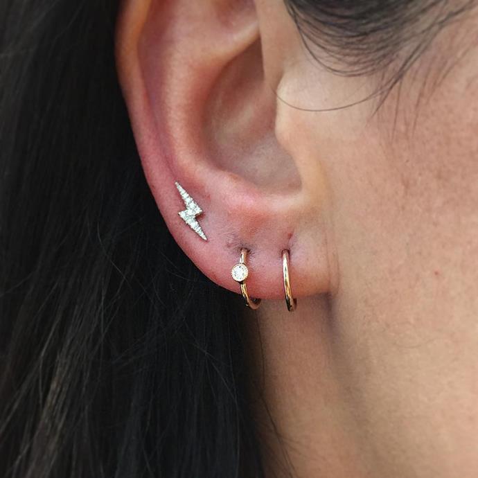 Three piercings is a sweet spot for most ears.
<br><br>
Image: [@piercingbyruby](https://www.instagram.com/p/BOXAmFIDnQS/?taken-by=piercingbyruby)