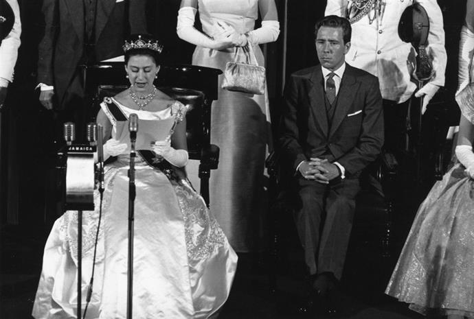 **August 10, 1962**

Princess Margaret and Antony Armstrong-Jones at the State opening of Parliament in Kingston, Jamaica.