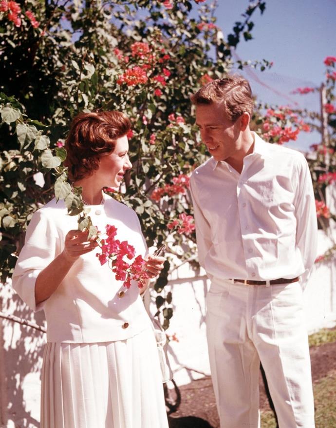 **1962**

Princess Margaret and Antony Armstrong-Jones in the Bahamas.