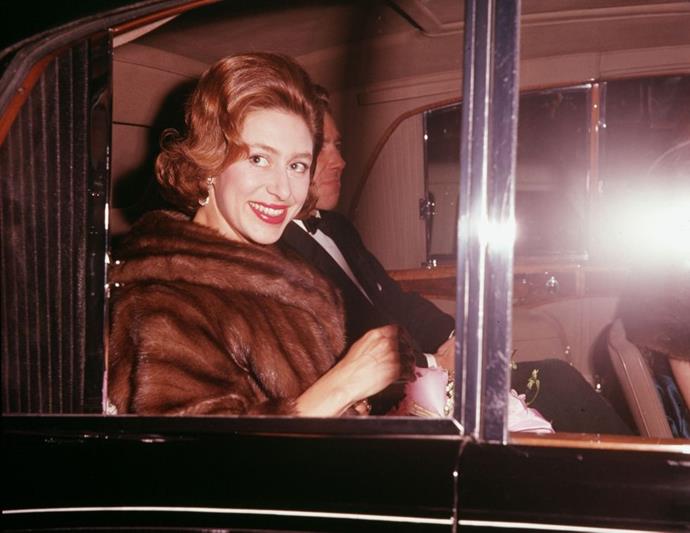 **1962**

Princess Margaret and Antony Armstrong-Jones on their way to the Canadian Universities Ball.