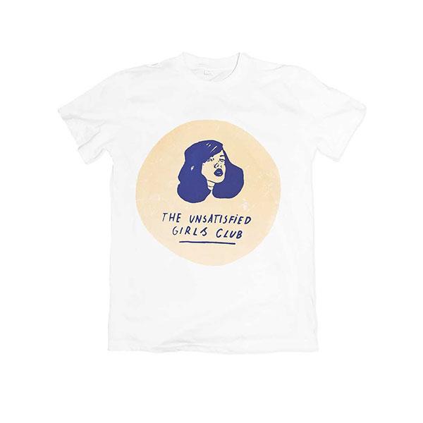 'The Unsatisfied Girls' T-shirt by Mesh Studio, $43 at [Tictail](https://tictail.com/meshstudio/the-unsatisfied-girls-club-unisex-t-shirt|target="_blank"|rel="nofollow")