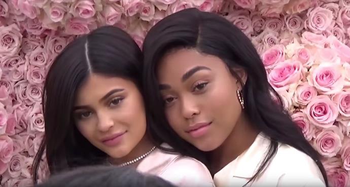 Jordyn Woods and Kylie Jenner at the 20-year-old's baby shower.