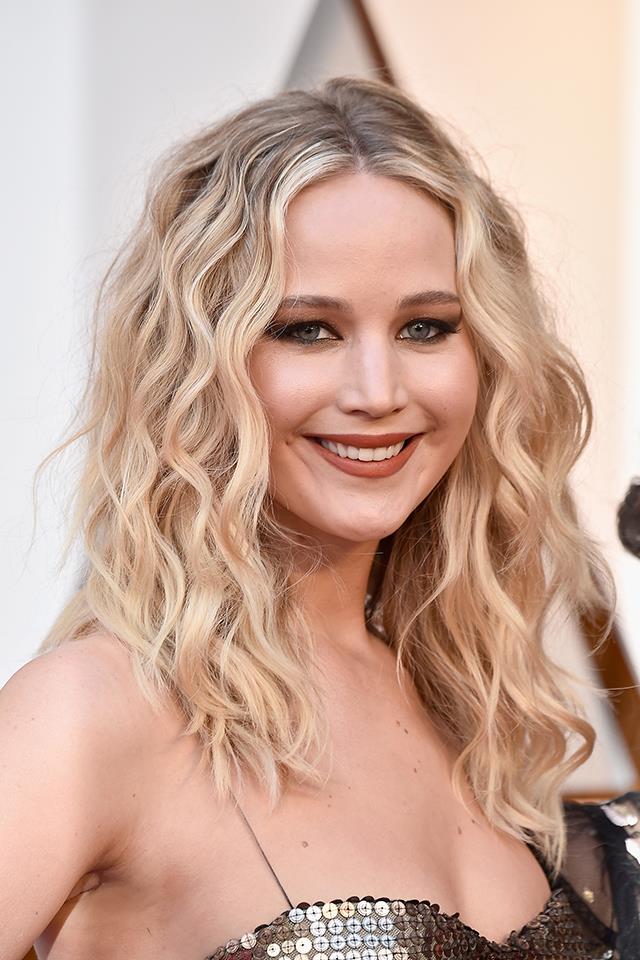 Jennifer Lawrence at the 2018 Oscars.