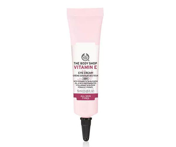 Utilizing the classic ingredient of Vitamin E this multipurpose cream restores moisture to the eye area to plump out lines.
<br><br>
The Body Shop Vitamin E Eye Cream, $25, at [The Body Shop](https://www.thebodyshop.com/en-au/skincare/eye-care/vitamin-e-eye-cream/p/p000810|target="_blank").