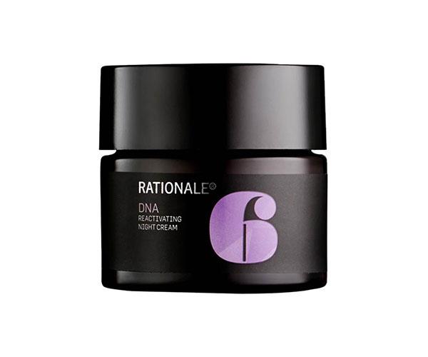 **DNA Reactivating Night Cream, $185, at [Rationale](https://www.rationale.com/products/dna-night-cream|target="_blank")**
<br><br>
"I recently went on holiday and packed only a few skincare essentials including this Vitamin-A rich cream, which kept my skin healthy and glowing despite the frequent change of locale." - *Janna Johnson O'Toole, Beauty & Fitness Director*